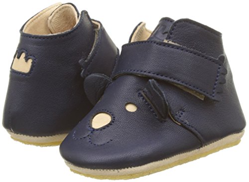 Easy Peasy Kiny Teddy, Zapatillas de Estar por casa para Bebés, Azul (Encre), 18^19
