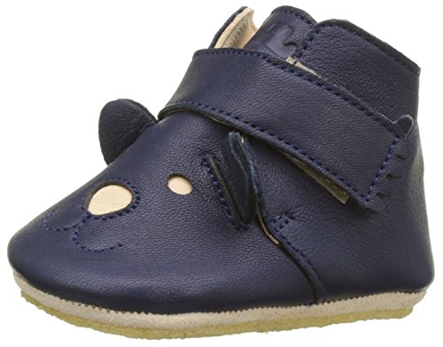 Easy Peasy Kiny Teddy, Zapatillas de Estar por casa para Bebés, Azul (Encre), 18^19