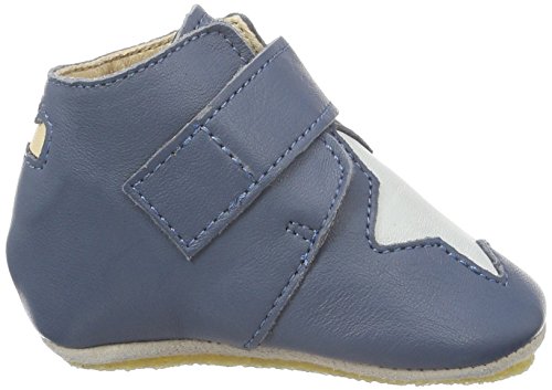 Easy PeasyKINY Etoile - Patucos y Zapatillas de Estar por casa Bebé-Niños, Color Azul, Talla 16/17