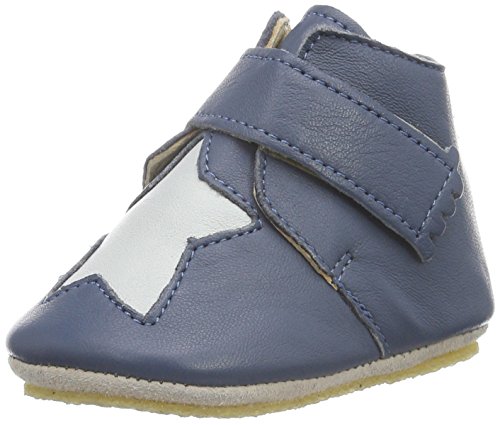 Easy PeasyKINY Etoile - Patucos y Zapatillas de Estar por casa Bebé-Niños, Color Azul, Talla 16/17