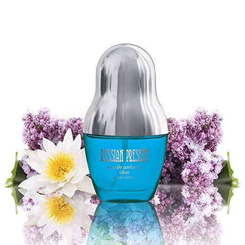 Eau de Parfum RUSSIAN PRESENT para mujeres y niñas, 35 ml - by SERGIO NERO (BLUE)