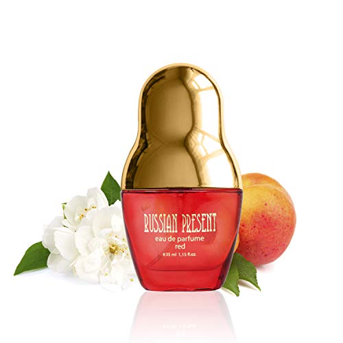 Eau de Parfum RUSSIAN PRESENT para mujeres y niñas, 35 ml - by SERGIO NERO (RED)