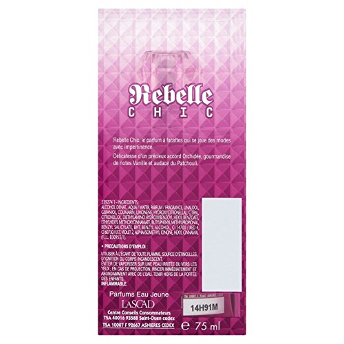 Eau Jeune - Eau de Toilette Rebelle Chic - 75 ml