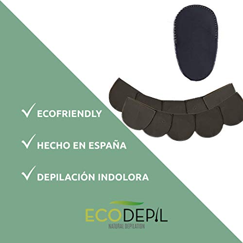 Ecodepil Manopla Depilación Natural sin Dolor Dedín Facial + 10 Recambios | Eliminación de Vello Zonas Pequeñas