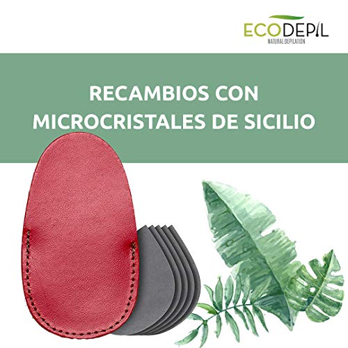 Ecodepil Manopla Depilación Natural sin Dolor Dedín Facial 5 Recambios 5/6 meses | Eliminación de Vello Zonas Pequeñas
