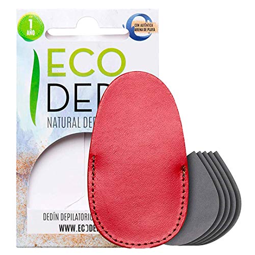 Ecodepil Manopla Depilación Natural sin Dolor Dedín Facial 5 Recambios 5/6 meses | Eliminación de Vello Zonas Pequeñas
