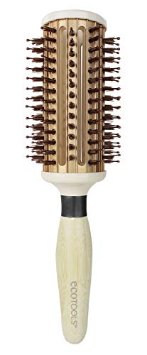 Ecotools Aluminum Round Hairbrush, Large, 0.33 Ounce