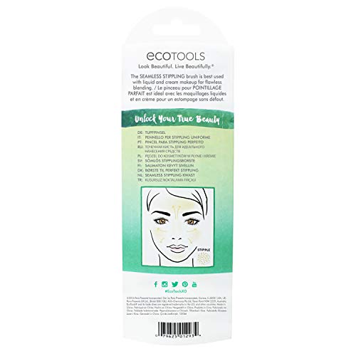 EcoTools® - Brocha de maquillaje, aplicación mediante punteado