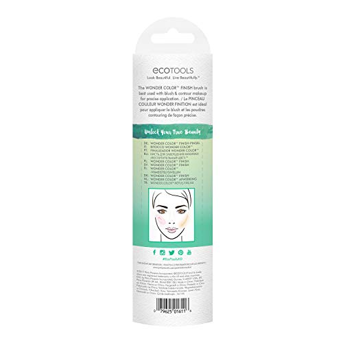 EcoTools® Wonder Color™ Finish - Brocha de maquillaje para detalles finales
