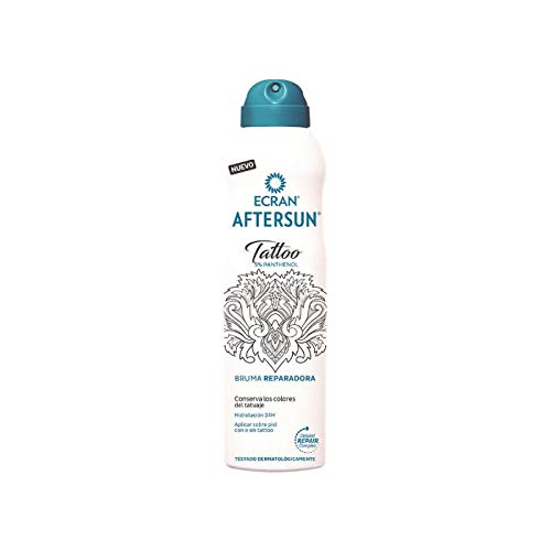 ECRAN Aftersun bruma reparadora tattoo spray 250 ml