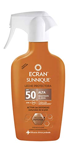 Ecran Sunnique, Protector Solar con SPF50 - Formato Familiar de 300 ml