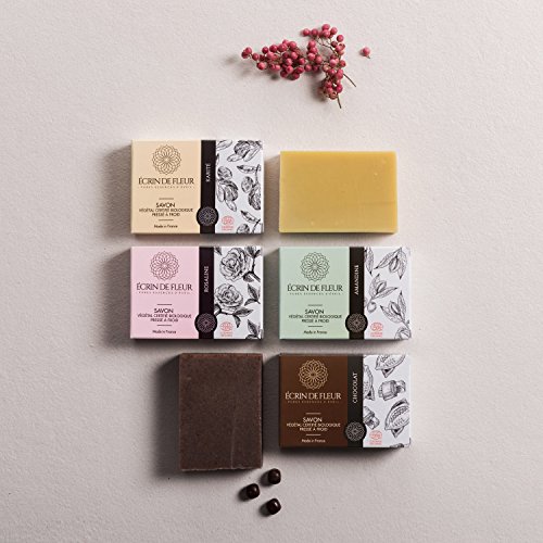 Écrin De Fleur | Jabón de Zanahoria | Certificado Orgánico | Hecho a Mano con Zumo de Zanahoria sin Aceites Esenciales | Saponificación en Frio | Apto para el Lavado Frecuente de las Manos | 100g