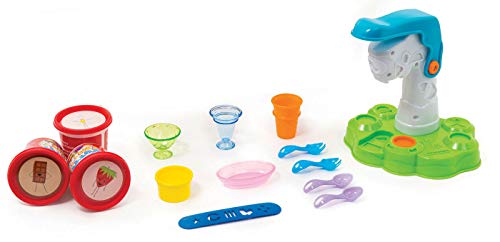 Educa Borras - Plastilina Tutti Frutti Set Deluxe Fábrica de Helados, 3 masas moldeables (17540)