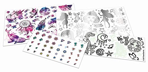 Educa Borrás- Tatuajes para Cuerpo Y Uñas Nebulous Starts, Color Variado (17588)