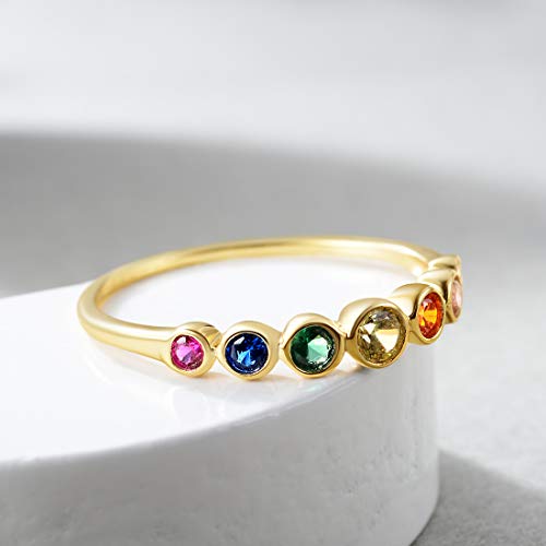 EE Mujer Unisex 0.925 plata de ley redonda redonda Cubic Zirconia