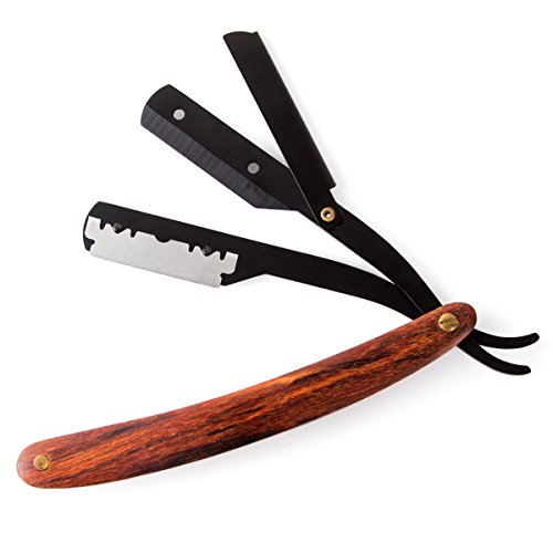 EFANTUR Navaja afeitar con 10 cuchillas de doble hoja navaja de afeitar de hojas desechables [Incluye 10 cuchillas doble hojas+fun