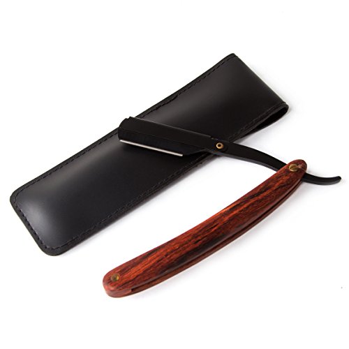 EFANTUR Navaja afeitar con 10 cuchillas de doble hoja navaja de afeitar de hojas desechables [Incluye 10 cuchillas doble hojas+fun