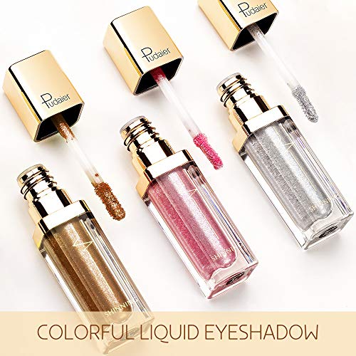 Effie Lancelot 3 Colores Sombra de Ojos líquida- Impermeable, Brillante, Resistente al agua, Maquillaje de pigmentos maquillaje set, Día de la madre