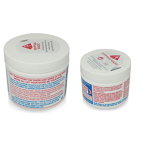 Egyptian Magic Crema para la piel, 4 oz + 2 oz tarros