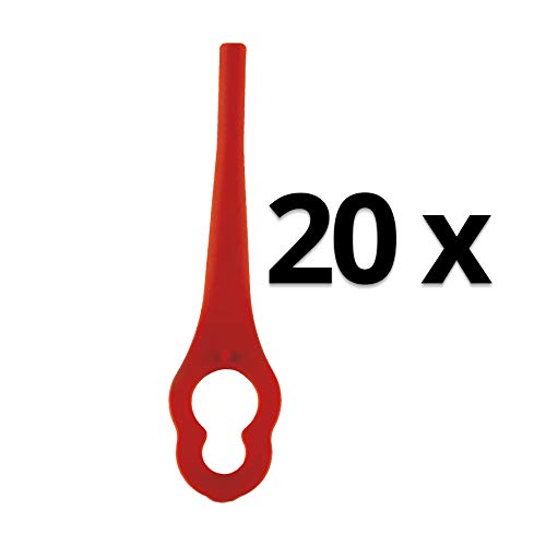 Einhell 3405730 Cuchillas DE Recambio para GE-CT 18 Li, Rojo, 25 x 60 x 95