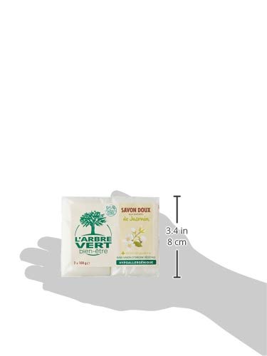 El árbol verde jabón sólido jazmín, 100 G