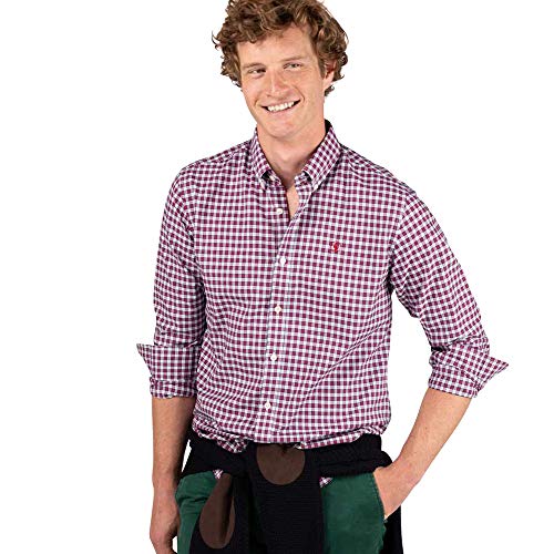 El Ganso 1 Camisa casual, Rojo (Rojo 0010), X-Large para Hombre