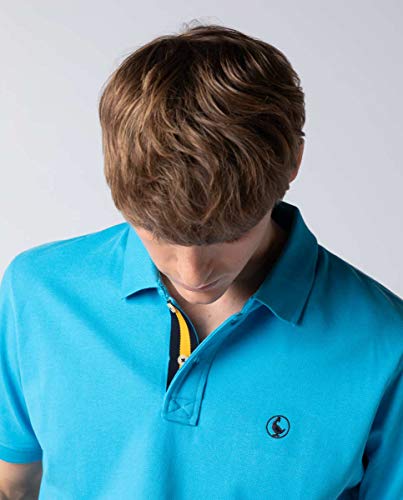 El Ganso 1100s190029 Polo, Azul Royal Claro, S para Hombre