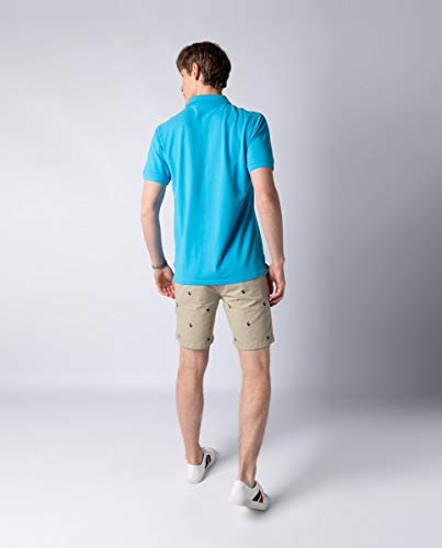 El Ganso 1100s190029 Polo, Azul Royal Claro, S para Hombre