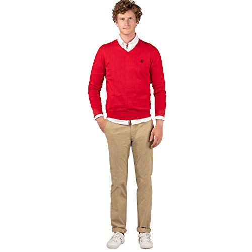 El Ganso CASUAL 1 Jersey, Rojo (Rojo 0004), Small para Hombre