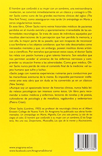 El hombre que confundió a su mujer con un sombrero: 482 (Compactos)