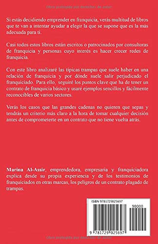 El libro rojo de la franquicia: Lo que nadie te va a contar antes de firmar tu contrato de franquicia