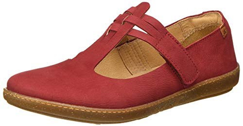 El Naturalista Coral, Zapatillas sin Cordones para Mujer, Rojo (Tibet Tibet), 38 EU