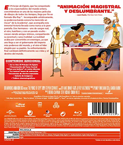 El príncipe de Egipto (BD) [Blu-ray]