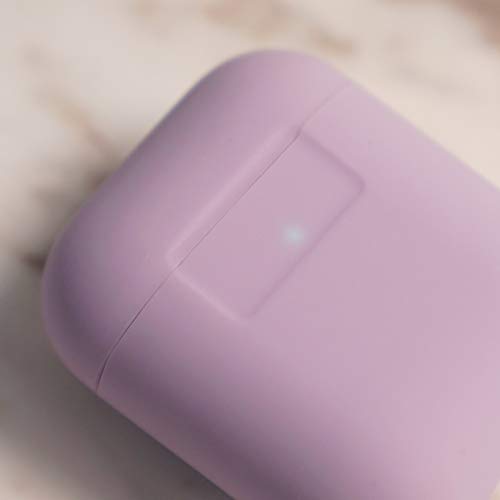 elago Funda AirPods Case Funda Premium Silicona Diseñado para Apple AirPods 1 & 2 (LED Frontal Visible) (Lavanda)