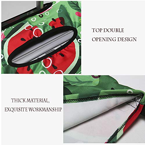 Elástico Funda Protectora de Maleta, Chickwin Espesar Protector Duradero y Lavable Plegable, el Tamaño se Ajusta a la Tapa del Maletero Funda de Poliéster de Viaje (Venecia,S (18-21inch))