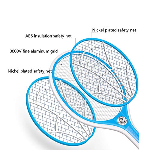 Eléctrico Bug Zapper Mosquito eléctrico Batería de Litio Recargable Potente Mosquito Killer Hogar Malla USB Big Shot Mosca