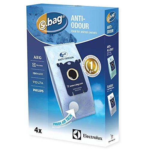Electrolux 46-EL-203 E203B-Bolsas s-Bag Anti Olor Especial Mascotas, Azul