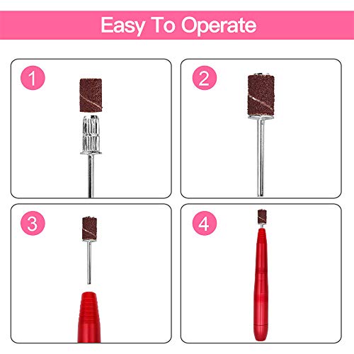 ELEVEN EVER - Taladro eléctrico de uñas portátil, para manicura y pedicura.