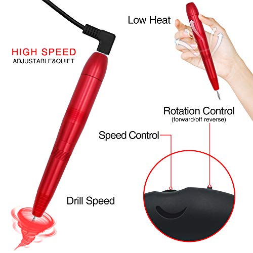 ELEVEN EVER - Taladro eléctrico de uñas portátil, para manicura y pedicura.