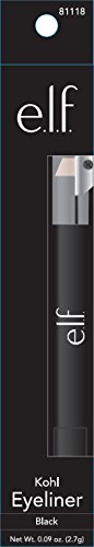 e.l.f. 81118 delineador de ojos Sólido Negro - Delineadores de ojos (Sólido, Negro, Lápiz, Mujeres, 1 pieza(s))