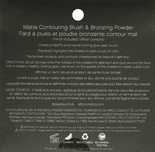 e.l.f. 83604 rubor Polvo - Rubores (2 Colores, Polvo, Bronzing, Mujeres, Mate, 1 pieza(s))