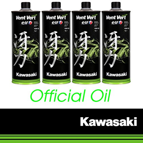 ELF - Kit de 4 litros de aceite Vent Vert Kawasaki