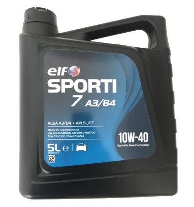 Elf Sporti 7 A3/B4 - Aceite 10W40, 5L