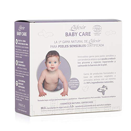 Elifexir Baby Care, Kit de Viaje Eco, Cuidado Piel del Bebé, Minitalla, 125ml