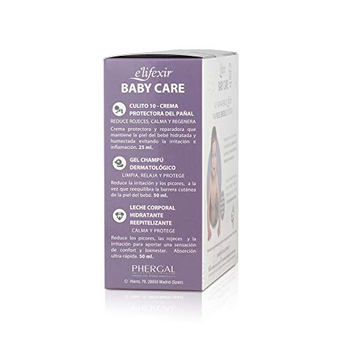 Elifexir Baby Care, Kit de Viaje Eco, Cuidado Piel del Bebé, Minitalla, 125ml