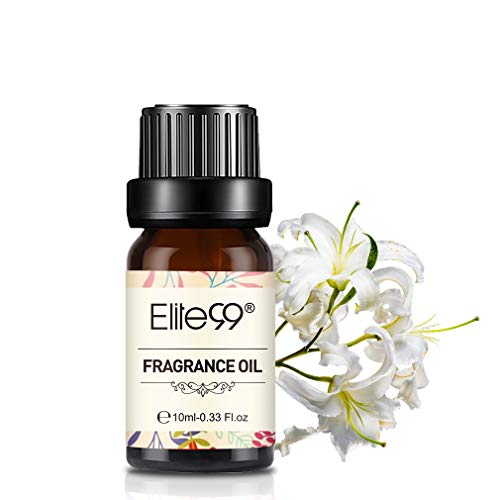 Elite99 Aceites de Fragancia, Aceites Esenciales para Humidificadores, Aceites de Aromaterapia de Lirio 10ML