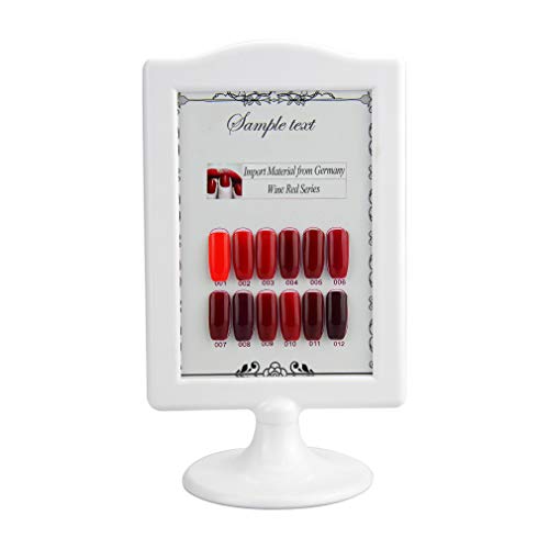 Elite99 Esmaltes Semipermanentes de Uñas en Gel UV LED, 12pcs Kit de Esmaltes de Uñas en Gel Soak Off Rojo Vino Burdeo