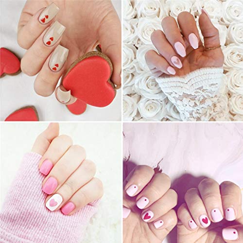 Elite99 Esmaltes Semipermanentes de Uñas en Gel UV LED, 5 Colores de San Valentín en Caja de Regalo 10ML 001