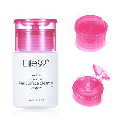 Elite99 Removedor de Esmaltes Permanentes, Quitaesmaltes de Uñas en Gel, Limpiador de Uñas Semipermanentes Cleanser 80ml