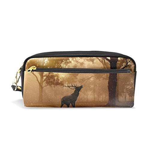 Elk Nature - Estuche para lápices de gran capacidad, duradero, para estudiantes, papelería, maquillaje, neceser para cosméticos, para niñas, niños, mujeres, adultos y adolescentes
